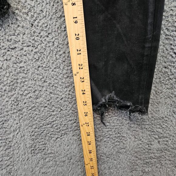 Abercrombie &‎ Fitch Jeans Women Size 26/2 Black Simone High Rise Ankle Skinny - Picture 6 of 9